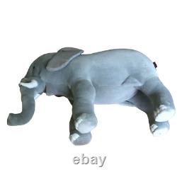 Éléphant géant en peluche réaliste FAO Schwarz pour enfants de Toys R Us, 30 pouces