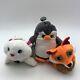 Ensemble Animal Jam Sidekix Peluche Boule Pingouin Lapin Renard 2013 Sans Code