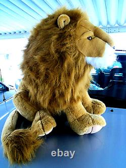 Géant Jumbo Lion en Peluche Réaliste de Safari 33'