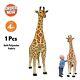 Girafe Géante En Peluche Jumbo Rembourrée Debout De 50 Pouces Pour Enfant Grand Et Enfant Grand Animal