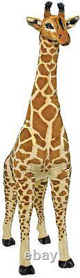 Girafe géante en peluche Jumbo rembourrée debout de 50 pouces pour enfant grand et enfant grand animal