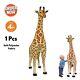 Girafe Géante En Peluche, Debout, 50 Pouces De Haut, Rembourrée Géante Pour Enfant Grand