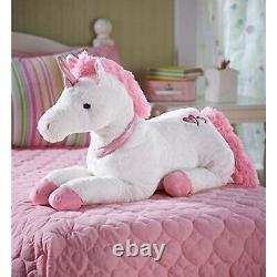 Grand Coussin Corporel en Peluche Licorne Douce pour Fille, Cadeau de Noël