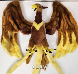 Hansa Plush Fire Bird Phoenix 5106 15 Retraité Animal Farci À La Main Artisanal Rare