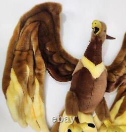 Hansa Plush Fire Bird Phoenix 5106 15 Retraité Animal Farci À La Main Artisanal Rare