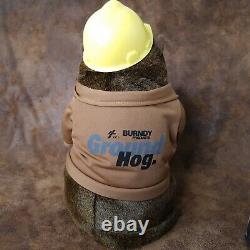 Hyground The Ground Hog Plush Burndy Graybar Nib Emballé Animal Promo