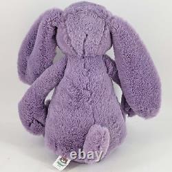 Jellycat Bashful Iris Bunny Lapin Peluche Jouet Animal Farci Violet 12 Moyen