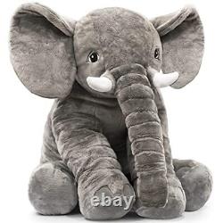 Jouet en peluche éléphant rembourré 24 pouces