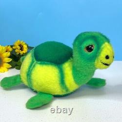 Jouet en peluche rare de collection de 1975 : Tortue Animal Fair de 11 pouces