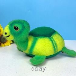 Jouet en peluche rare de collection de 1975 : Tortue Animal Fair de 11 pouces