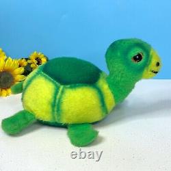 Jouet en peluche rare de collection de 1975 : Tortue Animal Fair de 11 pouces