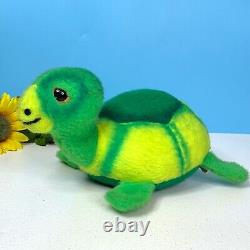 Jouet en peluche rare de collection de 1975 : Tortue Animal Fair de 11 pouces