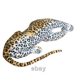 Jouet en peluche réaliste géant léopard guépard jaguar pour enfants cadeau 34 pouces