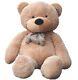 Joyfay 63 160cm Marron Clair Giant Ours Peluche Jouet Cadeau D'anniversaire Valentine