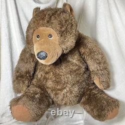 La foire aux animaux - ÉNORME peluche vintage d'ours en peluche. J'ADORE les câlins. Collection rare.