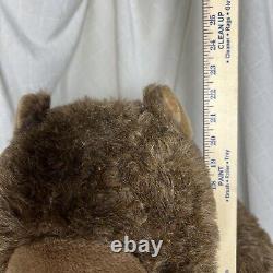 La foire aux animaux - ÉNORME peluche vintage d'ours en peluche. J'ADORE les câlins. Collection rare.