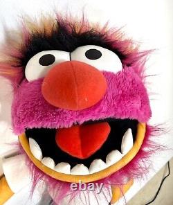 La poupée en peluche Animal des Muppets 39 avec chaînes, jouet en peluche extra large vintage de Nanco