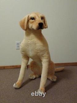 Labrador jaune réaliste en peluche de 30 pouces jouet pour enfant