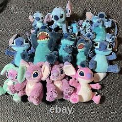 Lot Mixte Disney Stitch 28 Jumbo Peluche Animal Farci Grand Géant Lot/15