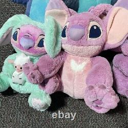 Lot Mixte Disney Stitch 28 Jumbo Peluche Animal Farci Grand Géant Lot/15