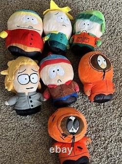 Lot de 7 peluches South Park Kenny Cartman Stan environ 7-8 pouces Southpark