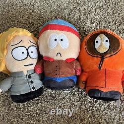 Lot de 7 peluches South Park Kenny Cartman Stan environ 7-8 pouces Southpark