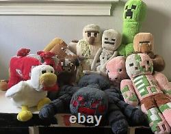 Lot de peluches Minecraft