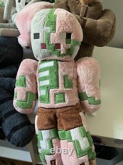 Lot de peluches Minecraft