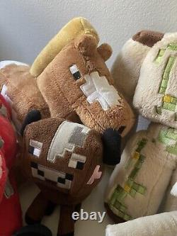 Lot de peluches Minecraft