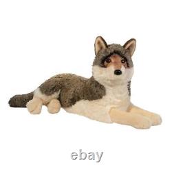 MONTANA le grand animal en peluche loup par Douglas Cuddle Toys #2466