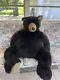 Mary Meyer Teddy Bear 48 Noir 1989 Vintage Peluche Xl 4ft Animal Farci Rare