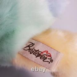 Meilleur jamais 9 Rainbow Pastel Bear FannyPack Peluche Animal en peluche HTF Étiquettes originales