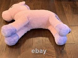 Meilleurs Jouets Géants en Peluche Licorne Rose de 48 pouces avec Oreiller en Peluche Violet