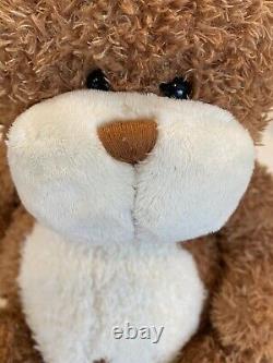 Ming Ren Singe Peluche Jouet Mingren Marron Blanc 12