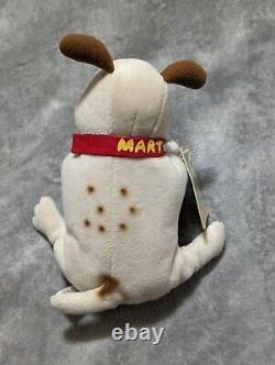 NOUVEAU AVEC ÉTIQUETTES Peluche de chien Martha Speaks Vintage 1998 8.5 PBS