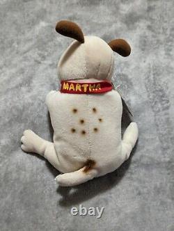 NOUVEAU AVEC ÉTIQUETTES Peluche de chien Martha Speaks Vintage 1998 8.5 PBS