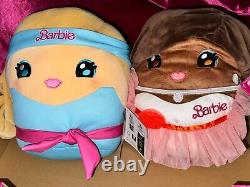 NOUVEAU Ensemble de 4 poupées en peluche Barbie Cuutopia LOT Mattel Doux et câlin ÉDITION LIMITÉE