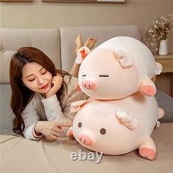 Oreiller En Peluche De Porc Doux Gras, Mignon Porc Farci Animal Cadeau Pour La Literie, Enfants