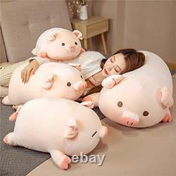 Oreiller En Peluche De Porc Doux Gras, Mignon Porc Farci Animal Cadeau Pour La Literie, Enfants