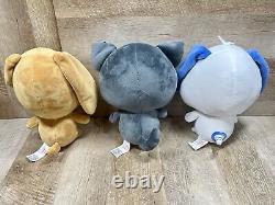 Parler Tom Et Ses Amis Hank Ben Plush Big Head Stuffed Animal Dog Lot De 3 Rare