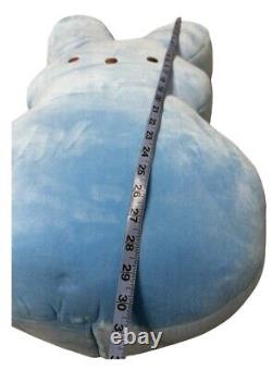 Peluche Lapin Peeps Bleu avec étiquette originale de taille énorme 32, neuf