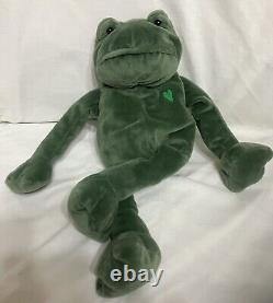 Peluche Portland Frankie Lee Frog 14 Vert Animal en peluche de collection retiré difficile à trouver