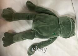 Peluche Portland Frankie Lee Frog 14 Vert Animal en peluche de collection retiré difficile à trouver