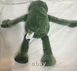 Peluche Portland Frankie Lee Frog 14 Vert Animal en peluche de collection retiré difficile à trouver