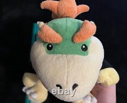 Peluche Sanei Bowser Jr Super Mario Bros Nintendo 2009 SUPER RARE GENUINE SML