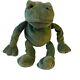 Peluche De Grenouille Portland Frog Frankie Lee, Collection D'animaux En Peluche, Longueur De 14 Pouces.