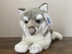 Peluche de loup gris tzigane avec étiquette Rare