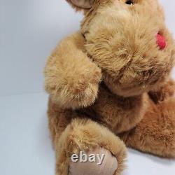 Peluche de renne doux rêves de Noël des années 1990 de Sears, 16 pouces, numéro 55610.