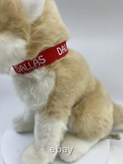 Peluche en peluche rare de course de l'équipe Husky rouge de Douglous Dallas avec Danica en 2015