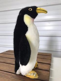 Peluche originale de pingouin Hermann Teddy fabriquée en Allemagne 12.